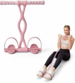 YOTTOY Pedal Resistance Band, Thick Elastic Tension Rope with Handles, Sit-Up Pu... - Image 2