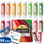 Yopela 14 Pack Natural Lip Balm in Bulk with Vitamin E and Coconut Oil - Moistur... - Image 2
