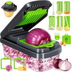 Yusshn Vegetable Chopper,12-in-1 Multifunctional Food Chopper,Professional Onion... - Image 2