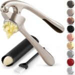 Zulay Kitchen Premium Garlic Press Set - Rust Proof Professional Garlic Mincer T... - Image 2