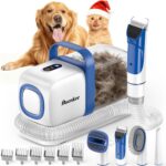 buenkee Dog Grooming Kit with Vacuum, 15000Pa Pet Hair Clipper and Shedding Brus... - Image 2