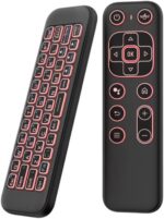iPazzPort Mini Air Mouse Remote Keyboard with 7-Color Backlight for Android TV B... - Image 2