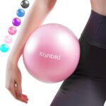 kisnbld Small Exercise Ball, 9 Inch Mini Pilates Ball, Anti Burst and Slip Resis... - Image 2