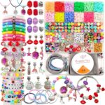 leitait Girls Toys Bracelet Making Kit - 3000pcs Charm Jewelry Making Kit Suppli... - Image 2