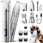 oneisall 4 in 1 Dog Grooming Kit with LCD Display, Dog Hair Trimmer for Paw Nail... - Image 2