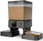 oneisall Automatic Cat Feeder for 2 Cats, 20 Cups/5L Automatic Cat Food Dispense... - Image 2