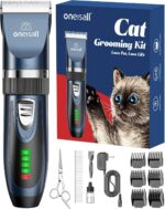 oneisall Quiet Cat Clippers for Matted & Long Hair, 2-Speed Cordless Pet Shaver ... - Image 2