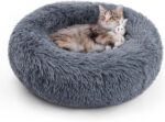 rabbitgoo Cat Beds for Indoor Cats, 20 inches Cat Bed Machine Washable, Fluffy R... - Image 2