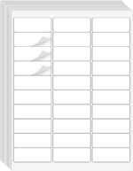 1" x 2-5/8" Address Labels 900 Labels Sticker Paper for Laser/Ink Jet Printer ma... - Image 2