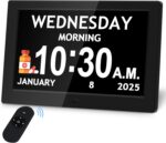 10.1'' Digital Clock, 1280*800p HD Extra Large Display, Digital Clock With Date,... - Image 2