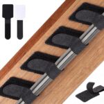 100PCS Cable Management Under Desk, Hook and Loop Cable Straps Self Adhesive Cab... - Image 2