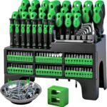 118-Piece Magnetic Screwdriver Set with Plastic Racking, Precision Screwdrivers,... - Image 2