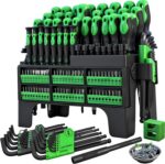 141-Piece Magnetic Screwdriver Set with Plastic Rack, Torx/Slotted/Phillips Prec... - Image 2