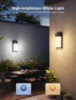 Govee Outdoor Wall Light, 1 Pack, 1500LM Smart RGBIC Porch Lights Outdoor with 4... - Image 4