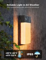 Govee Outdoor Wall Light, 1 Pack, 1500LM Smart RGBIC Porch Lights Outdoor with 4... - Image 6