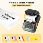 SUPVAN T50M Pro Bluetooth Label Maker Machine with 3 Tapes, Wide Waterproof Labe... - Image 8