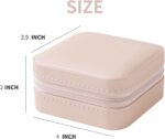 KElofoN Travel jewelry case Travel jewelry box Travel Jewelry Organizer Small bo... - Image 3