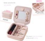 KElofoN Travel jewelry case Travel jewelry box Travel Jewelry Organizer Small bo... - Image 4