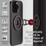 Magnetic Phone Stand & Fidget Spinner Combo– Hands-Free Holder for iPhone 12-17/... - Image 3