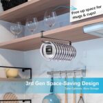 Tumbler Lid Organizer for Corner Cabinets, Space-Saving Coffee Cup Organizers Cu... - Image 4