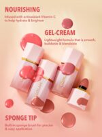 SHEGLAM Color Bloom Liquid Blush Makeup for Cheeks Matte Finish -004 Hot Topic - Image 3
