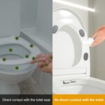 Toilet Seat Lift Handle, Toilet Lid Lifter, Avoid Touching the Toilet Lid, for H... - Image 6