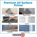 Zinsser 286258 Bulls Eye 1-2-3 All Surface Primer, Quart, Gray - Image 5