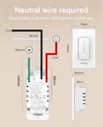 GHome Smart Dimmer Switch, Single Pole, 2.4GHz WiFi Dimmer Light Switch Works wi... - Image 9