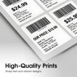 4" X 5" Matte White Printable Shipping Labels (250 Sheets, 1000 Stickers) Addres... - Image 7
