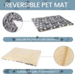 Dog Bed mat Pet mat Dog Box mat Machine Washable Grey (33x23x1.5in) - Image 4