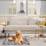 Dog Bed mat Pet mat Dog Box mat Machine Washable Grey (33x23x1.5in) - Image 8