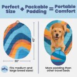 Travel Dog Bed (42" x 30") – Foldable & Packable for Travel, Road Trip, Camping ... - Image 3