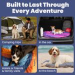 Travel Dog Bed (42" x 30") – Foldable & Packable for Travel, Road Trip, Camping ... - Image 5
