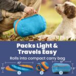 Travel Dog Bed (42" x 30") – Foldable & Packable for Travel, Road Trip, Camping ... - Image 7