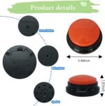 Gelabur Set of 4 Dog Buttons for Communication, Voice Recordable Buttons for Cla... - Image 7
