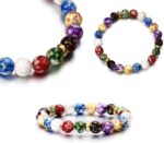 Healing Crystals Bracelet Handmade Natural Gemstones Beads Bracelet Elastic Natu... - Image 6