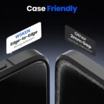 WSKEN Privacy Screen Protector for iPhone 17 Pro Max - Full Coverage Tempered Gl... - Image 7