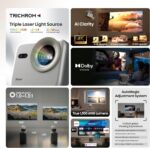 Hisense M2 Pro, Triple Laser Smart Portable Lifestyle Projector, 4K UHD, 65” – 2... - Image 6