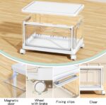 Kmiectse Clear Storage Bins with Lids - 4 Tier Plastic Bins with Wheels, Stackab... - Image 4