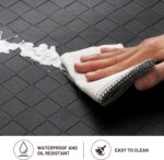 HappyTrends Floor Mat Cushioned Anti-Fatigue ,17.3"x28",Thick Waterproof Non-Sli... - Image 6