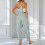 UNIANKIYA One Piece Jumpsuits for Women Casual Overalls Summer Rompers Trendy Ju... - Image 6
