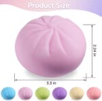 Dumpling Squishy, Viral Squishy Dumpling Mystery Box,Squishies Toys, Bao Bun Squ... - Image 3