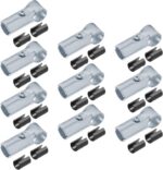 10 Sets T Pipe Connectors Tee Clamps, Fits 3/4" EMT Conduit Directly, Includes A... - Image 5