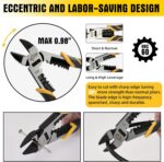 Multi-Function Diagonal Pliers, 8-inch 4-in-1 Cr-V Steel Heavy Duty Side-Cutting... - Image 6