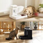 ZOMISIA Automatic Cat Feeder and Water Dispenser Set, 2 in 1 Gravity Cat Food Di... - Image 9