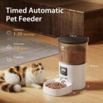 IMIPAW Automatic Cat Feeders, Timed Cat Dry Food Dispenser with Desiccant Bag, D... - Image 7