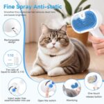 Pet Steam Brush for Dog & Cat - 3-in-1 Steam Grooming Brush for Shedding & Hair ... - Image 8