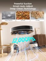 Lefant M3 Robot Vacuum and Mop, 12000Pa Suction,5200mAh Battery,Multifunctional ... - Image 5