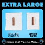 DUDE Wipes Unscented Flushable Wipes - Extra-Large Adult Wet Wipes for Sensitive... - Image 6
