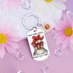 Klpoyu Funny Chicken Keychain Gifts for Women Men Funny White Elephant Gifts for... - Image 3